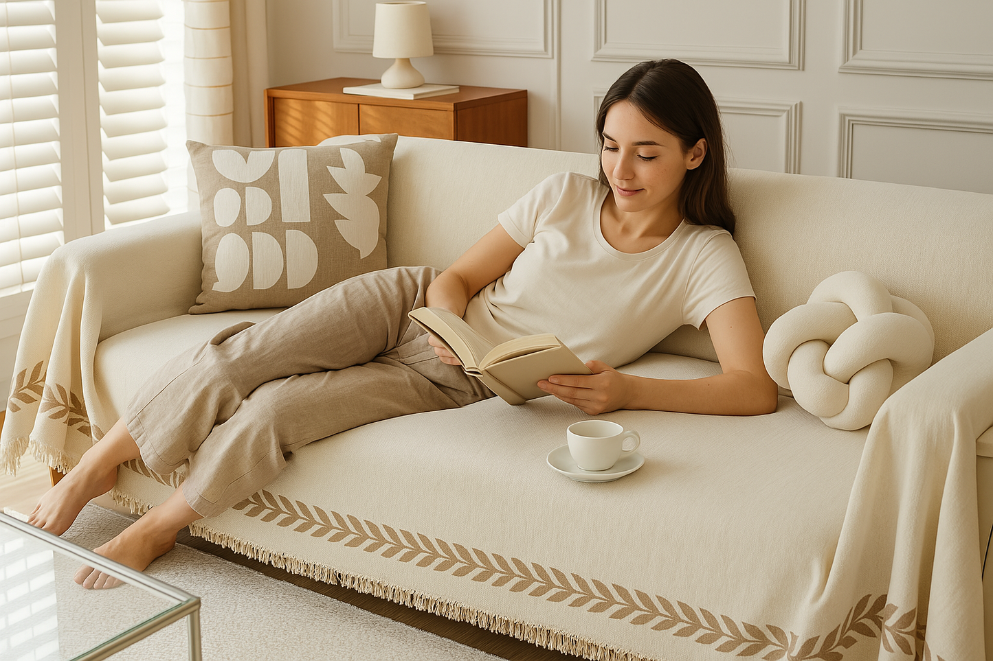 Elegant Pet-Friendly & Stain-Resistant Cosy Sofa Cover for Aussie Homes