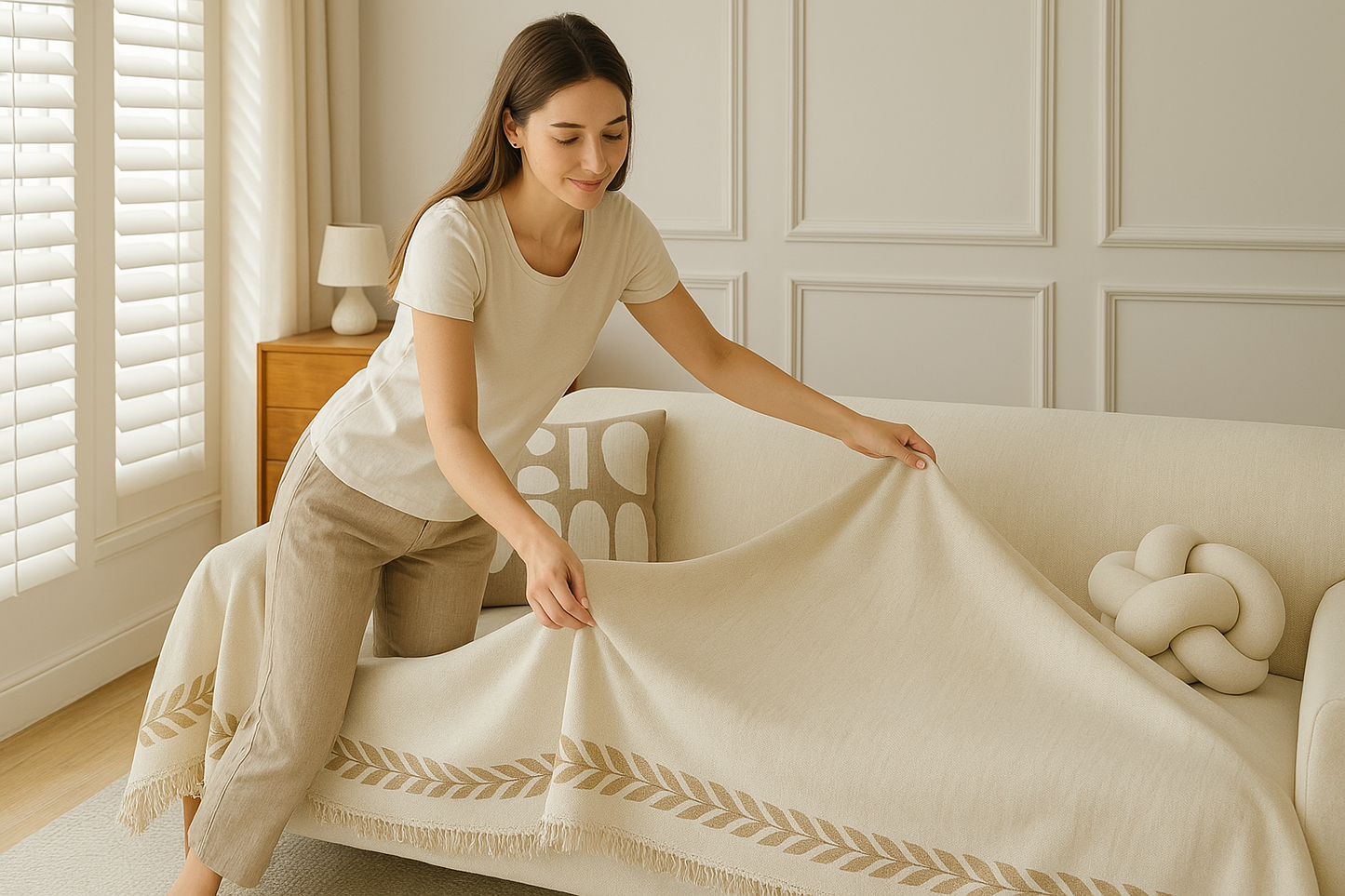 Elegant Pet-Friendly & Stain-Resistant Cosy Sofa Cover for Aussie Homes