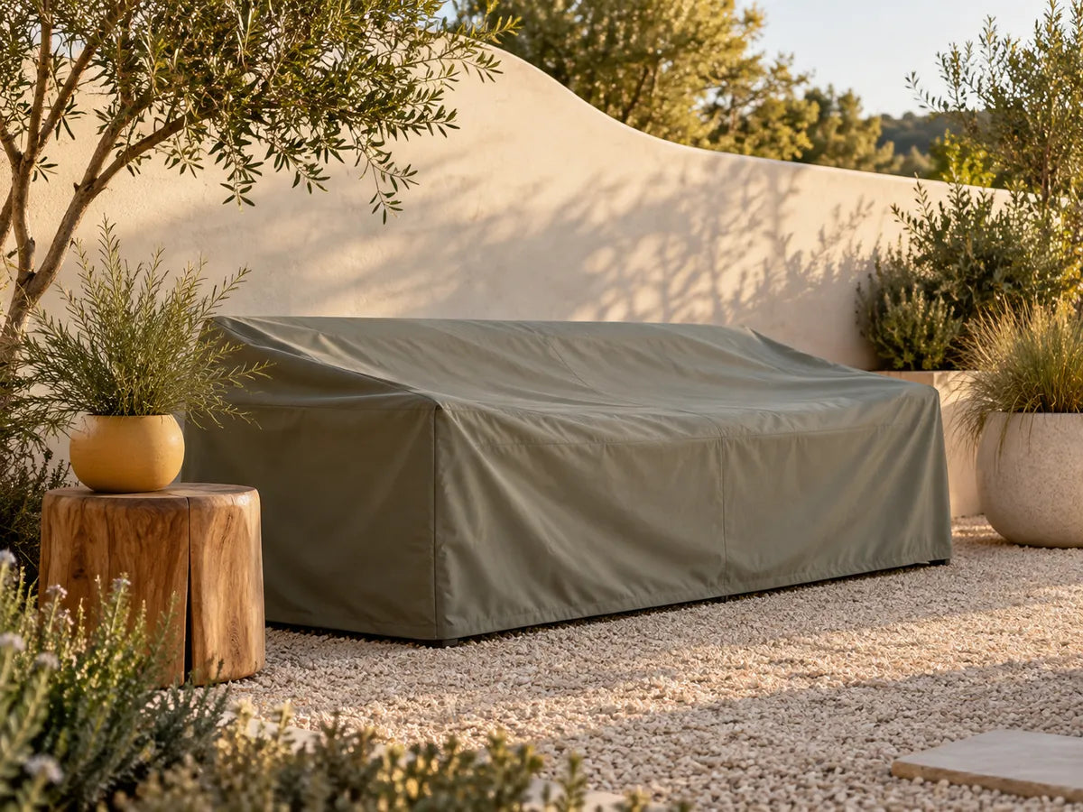 Outdoor Sofa Covers styling illustration: work with the patio palette