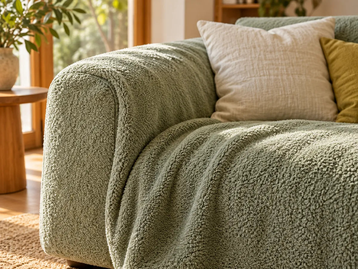 Plush Sofa Covers styling illustration: read the surface in detail