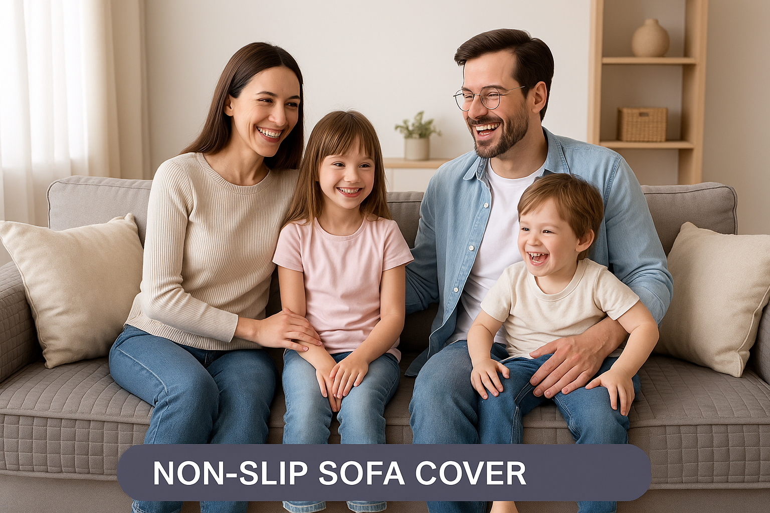 Why Are Non-Slip Sofa Covers Important for Families with Kids?
