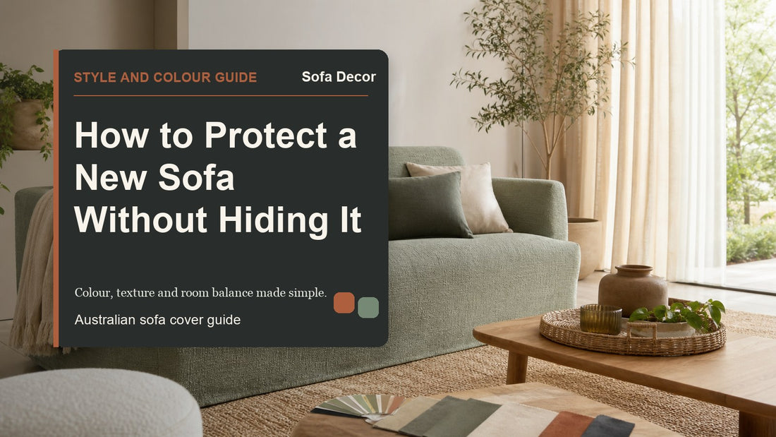 How to Protect a New Sofa Without Hiding It - Sofa Decor Australia editorial guide image