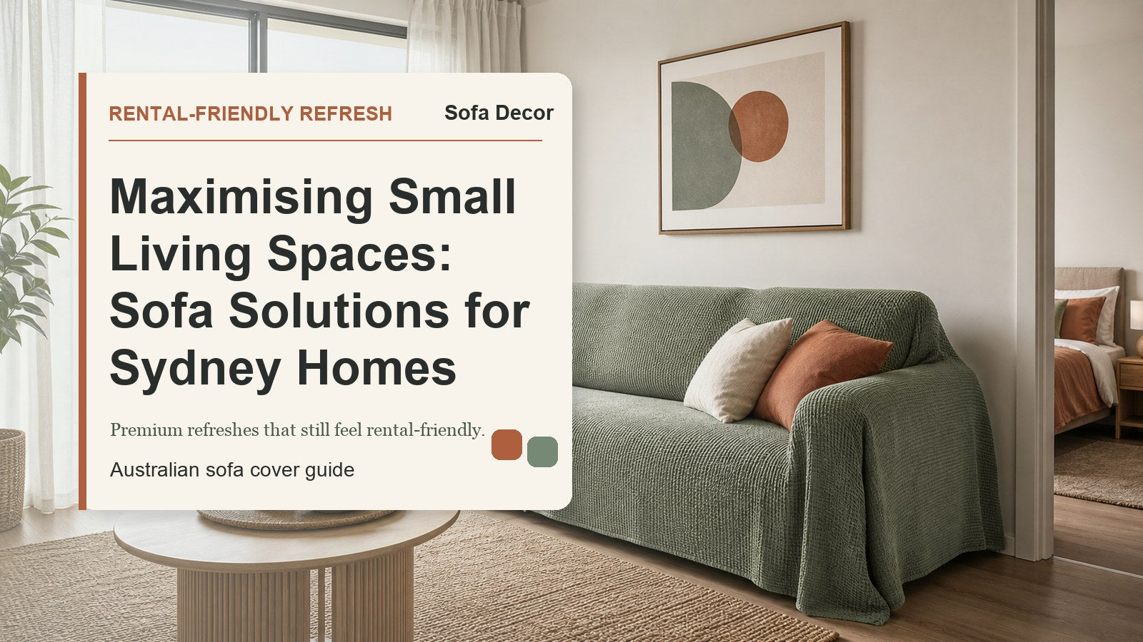 Maximising Small Living Spaces: Sofa Solutions for Sydney Homes - Sofa Decor Australia editorial guide image