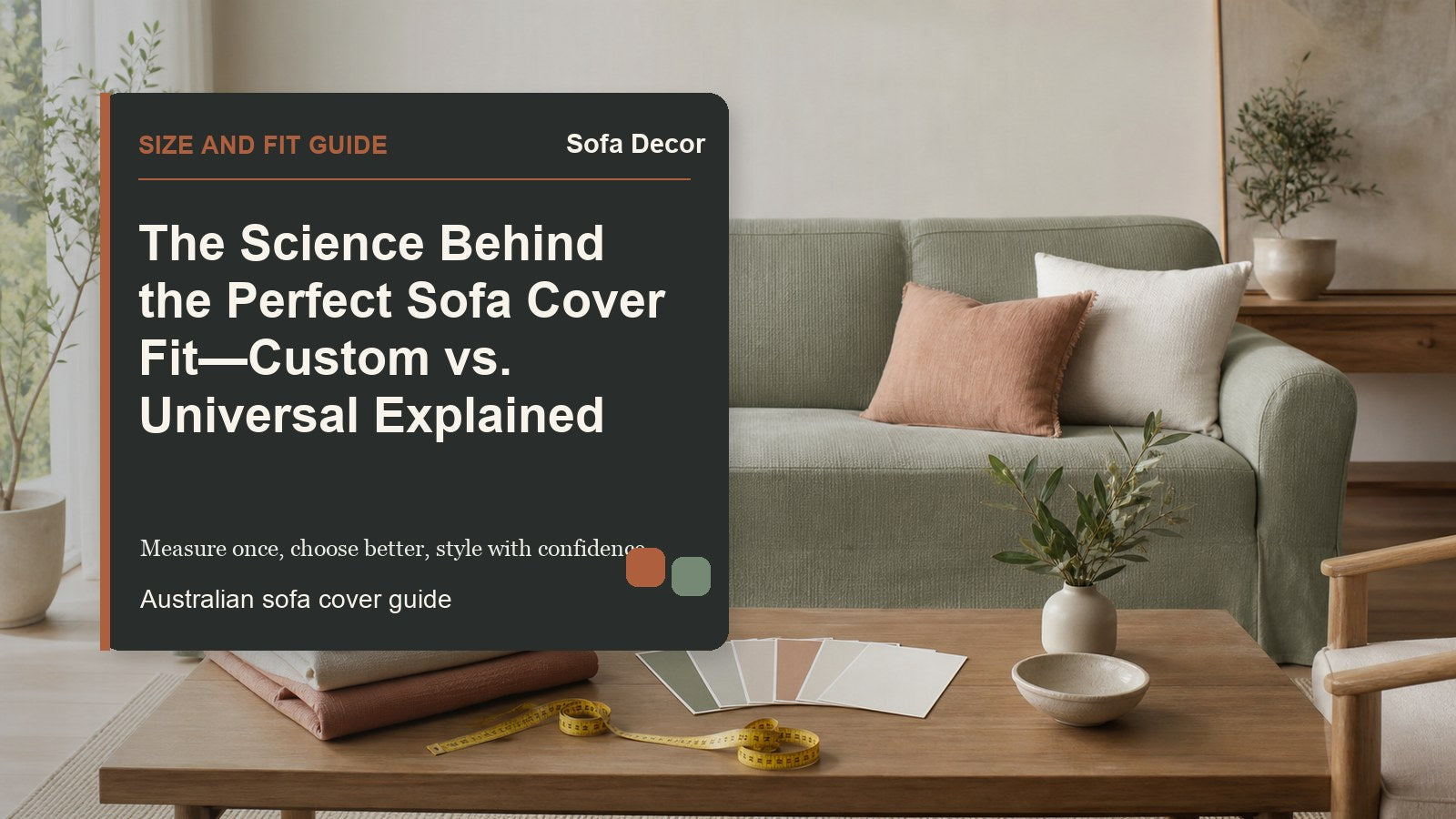 The Science Behind the Perfect Sofa Cover Fit—Custom vs. Universal Explained - Sofa Decor Australia editorial guide image