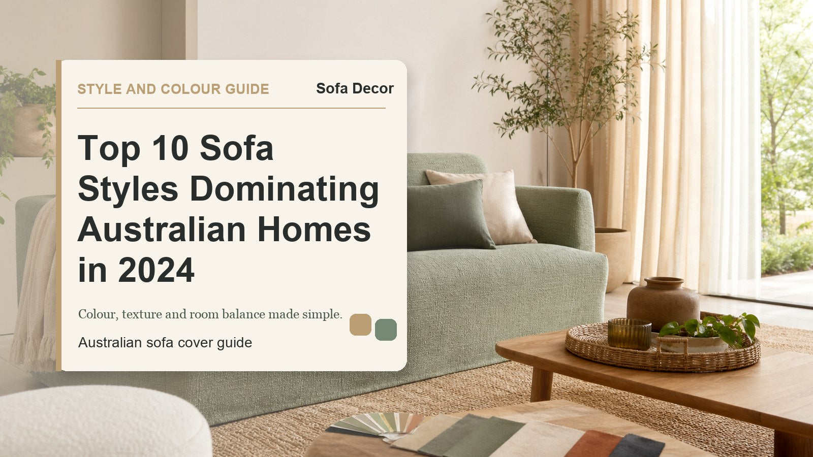 Top 10 Sofa Styles Dominating Australian Homes in 2024 - Sofa Decor Australia editorial guide image
