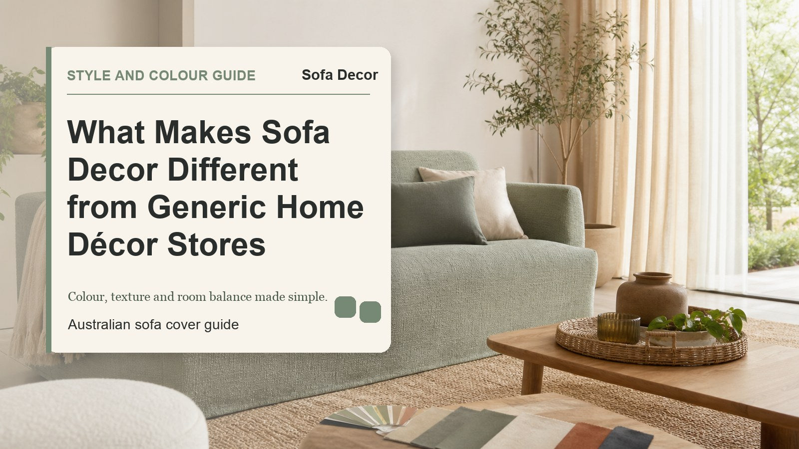 What Makes Sofa Decor Different from Generic Home Décor Stores - Sofa Decor Australia editorial guide image
