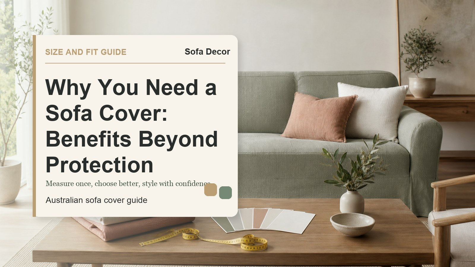 Why You Need a Sofa Cover: Benefits Beyond Protection - Sofa Decor Australia editorial guide image
