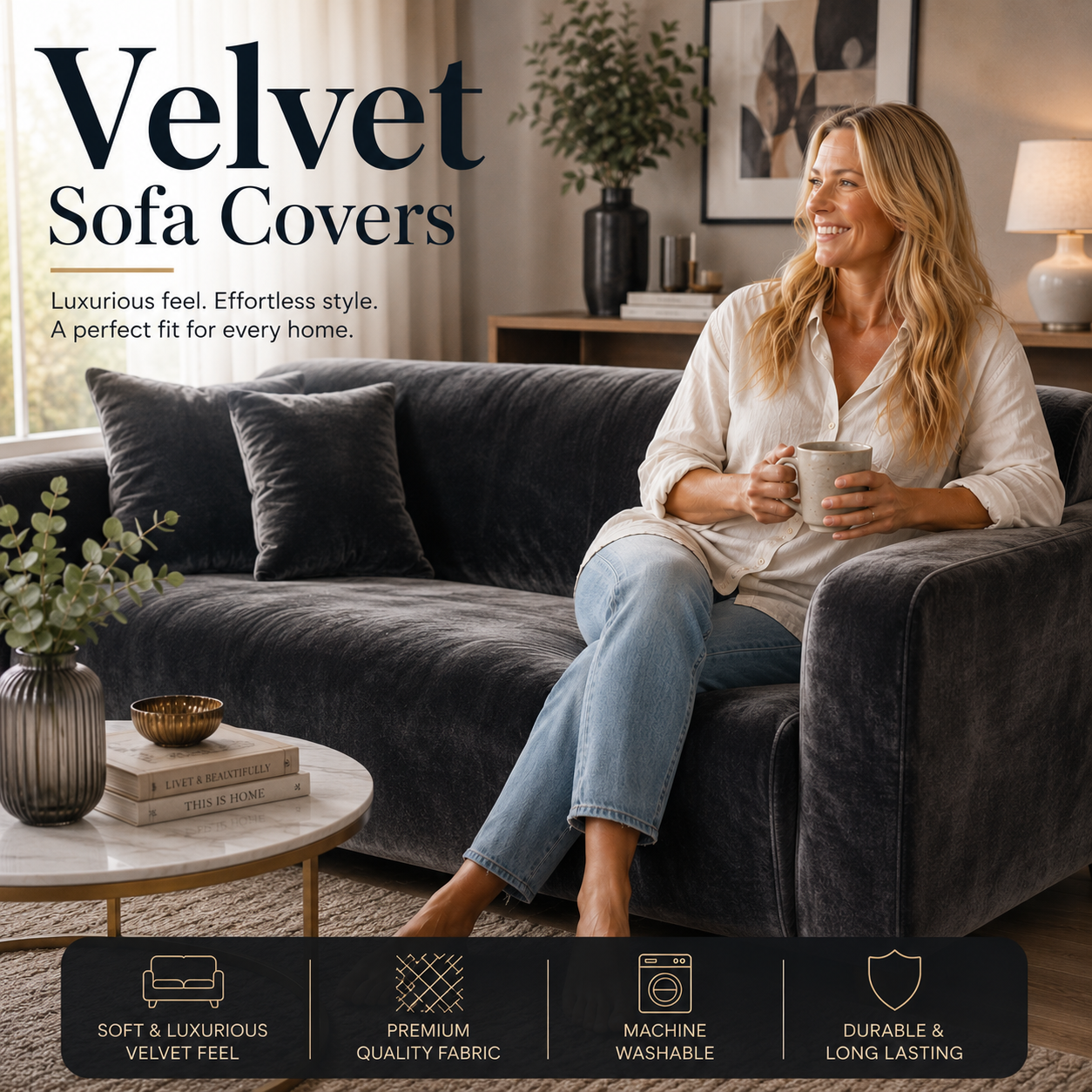 Sofa Decor Velvet Sofa Covers collection - velvet sofa covers styled for Australian lounge rooms