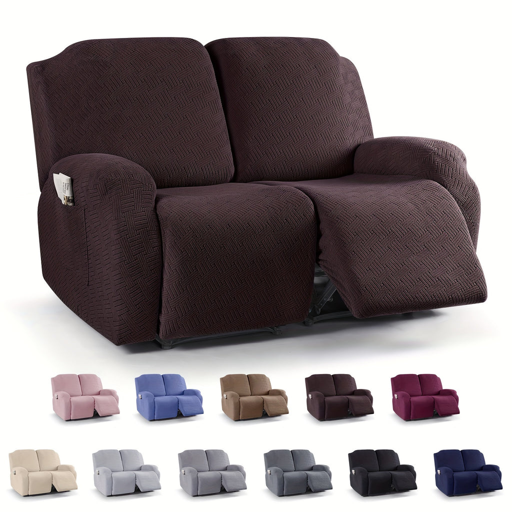Sofa Decor Greyson Jacquard Recliner Cover - in black - pet friendly jacquard - product image 30 - for Australian sofas