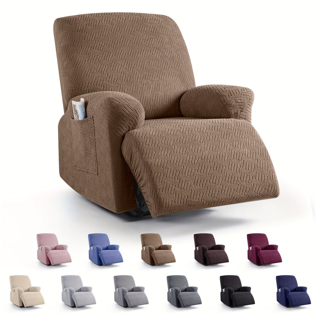 Sofa Decor Greyson Jacquard Recliner Cover - in black - pet friendly jacquard - product image 32 - for Australian sofas