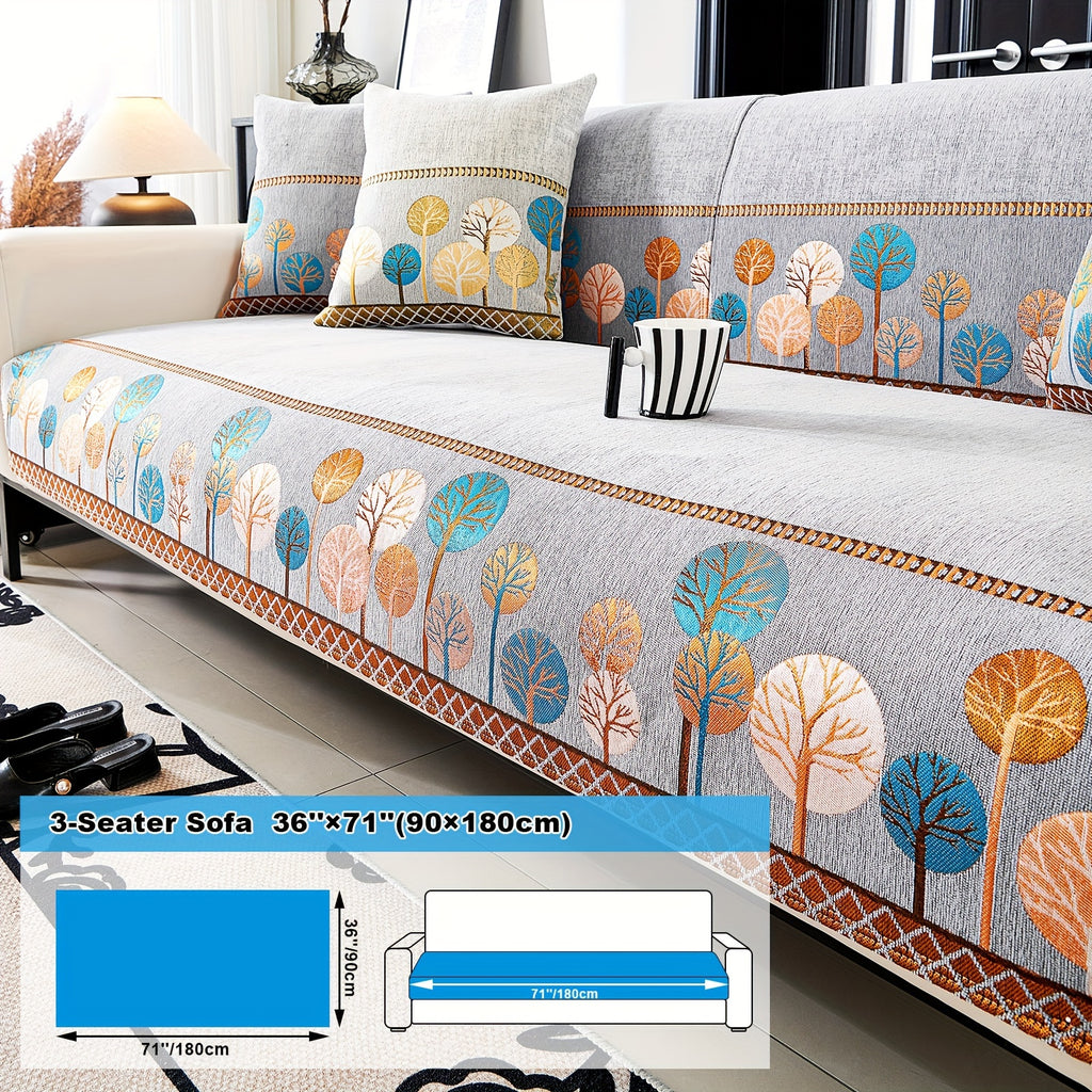 Sofa Decor Sienna Boho Plush Sofa Cover lifestyle product image for boho sofa cover in Australia