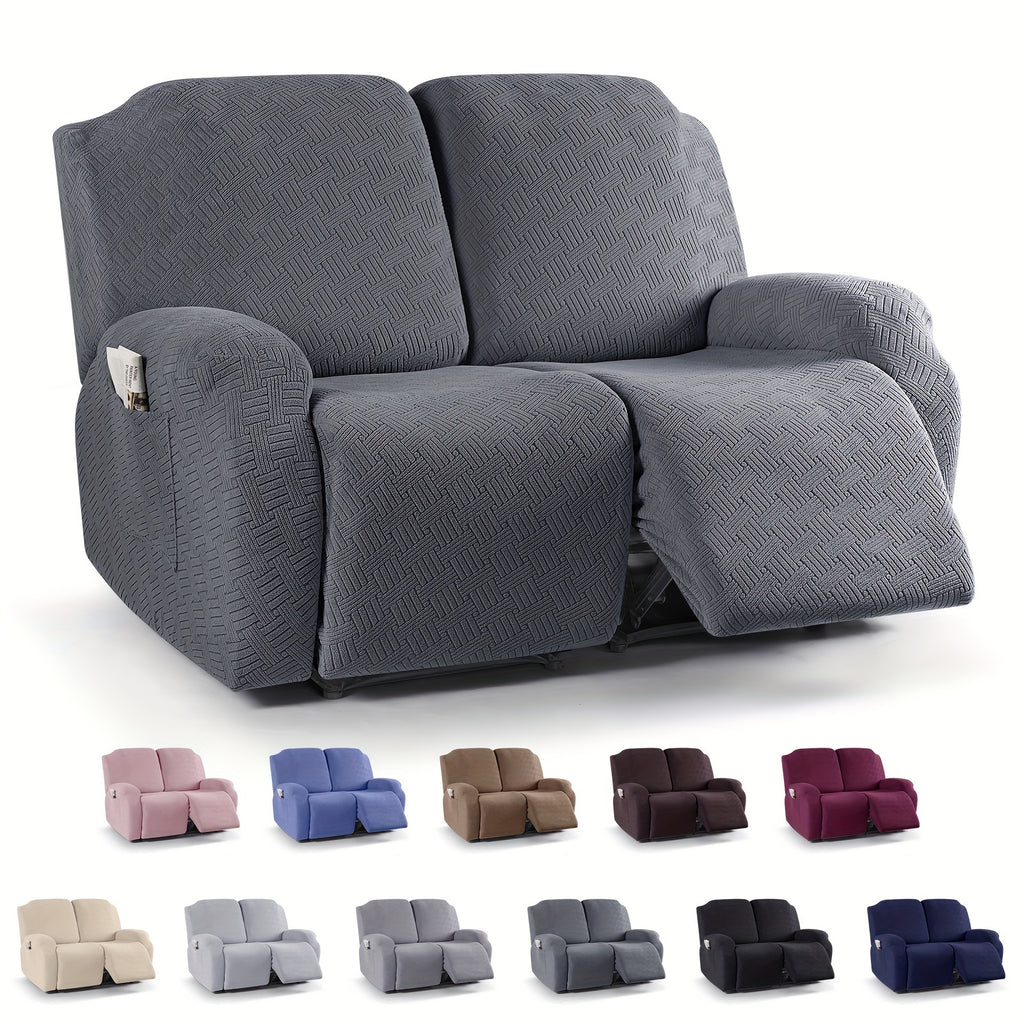 Sofa Decor Greyson Jacquard Recliner Cover - in black - pet friendly jacquard - product image 12 - for Australian sofas