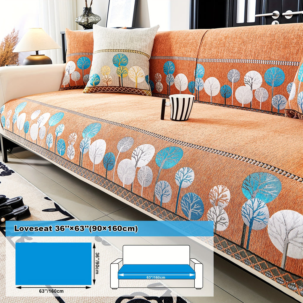 Sienna in Orange: sofa arrangement with a Loveseat diagram labelled 90 × 160 cm
