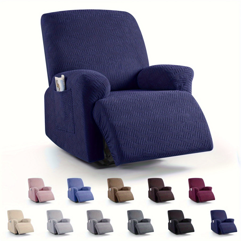 Sofa Decor Greyson Jacquard Recliner Cover - in black - pet friendly jacquard - product image 20 - for Australian sofas