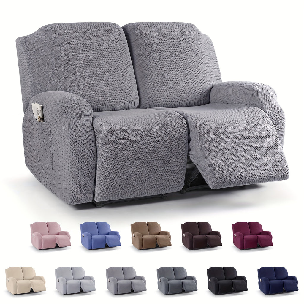 Sofa Decor Greyson Jacquard Recliner Cover - in black - pet friendly jacquard - product image 15 - for Australian sofas