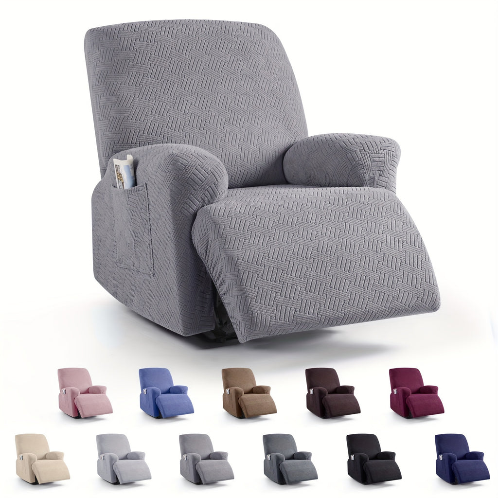 Sofa Decor Greyson Jacquard Recliner Cover lifestyle product image for jacquard recliner cover in Australia