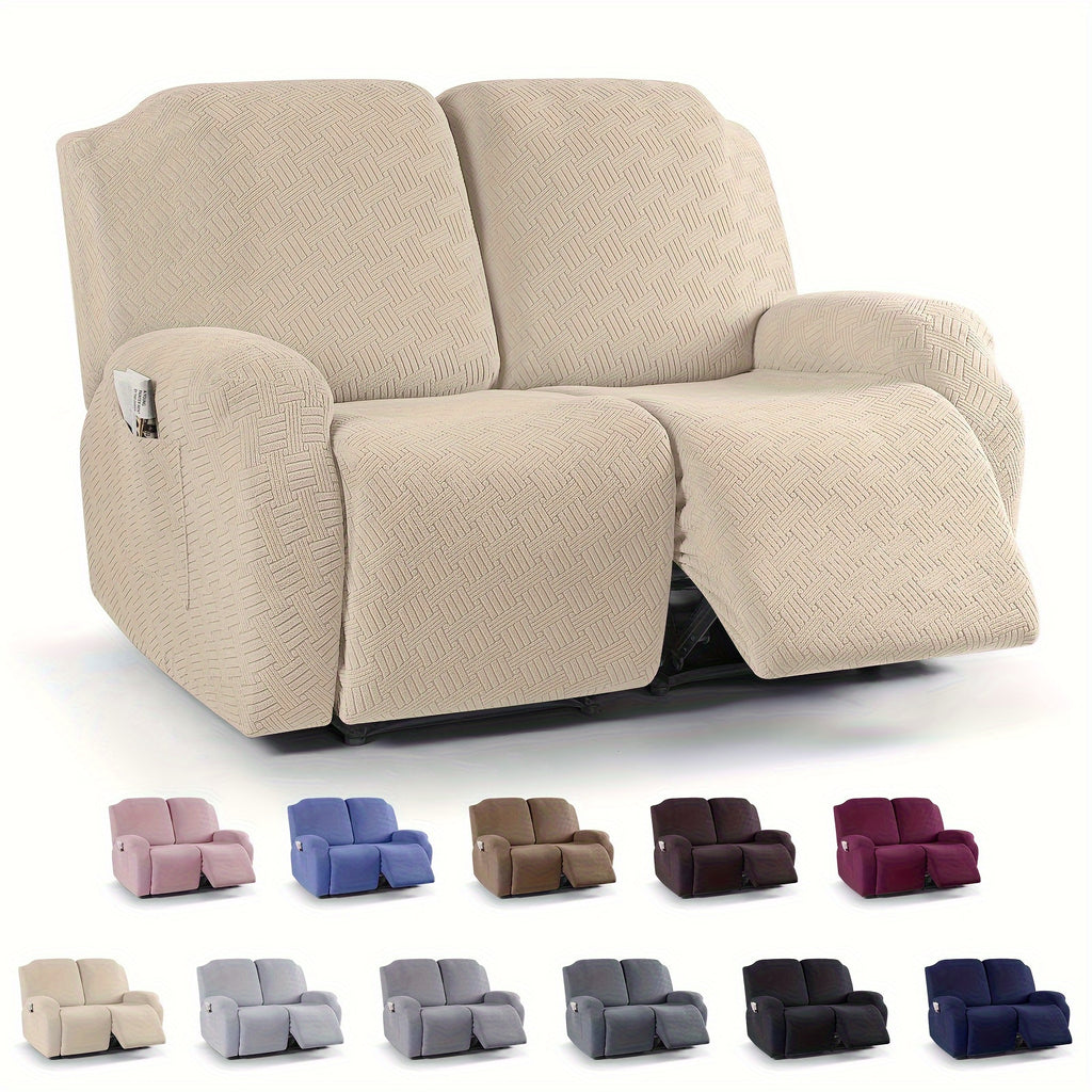 Sofa Decor Greyson Jacquard Recliner Cover - in black - pet friendly jacquard - product image 24 - for Australian sofas