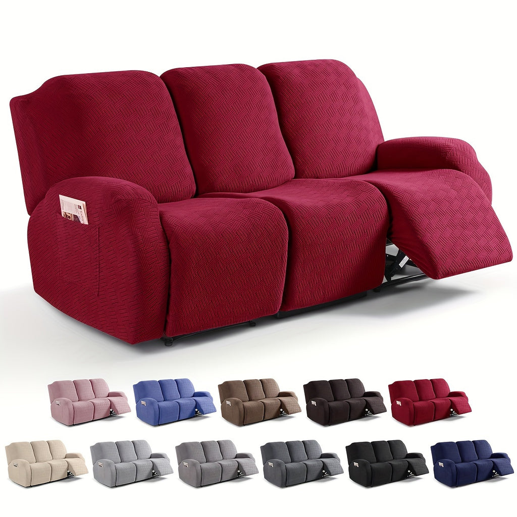 Sofa Decor Greyson Jacquard Recliner Cover - in black - pet friendly jacquard - product image 19 - for Australian sofas