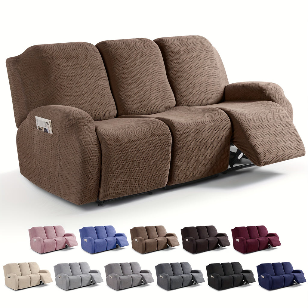 Sofa Decor Greyson Jacquard Recliner Cover - in black - pet friendly jacquard - product image 34 - for Australian sofas