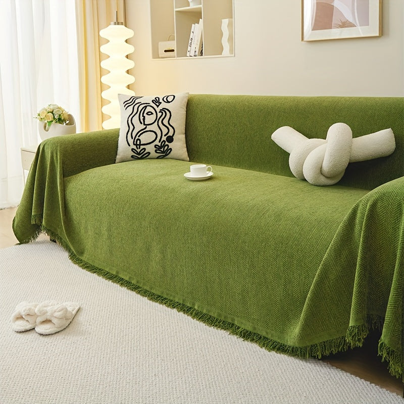 All-season sofa cover perfect for pets and spills

