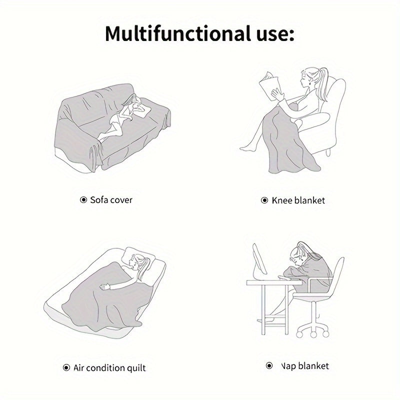 Boho couch cover with water-resistant fabric

