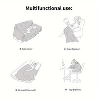 Elegant cosy sofa cover with stain-resistant material draped over a family sofa

