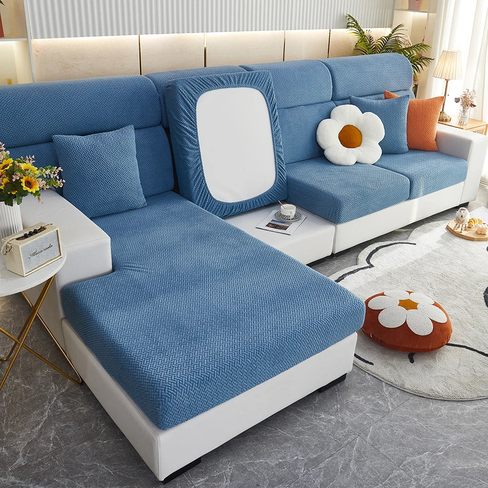 Sofa Decor Milan Twill Stretch Sofa Slipcover - 3 seater - jacquard - product image 14 - for Australian sofas