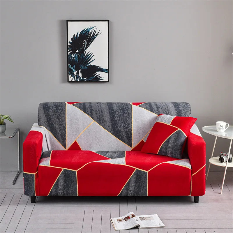 Floral Stretch Sofa Cover – Elastic All-Cover Couch Protector for Living Rooms & Bedrooms - Color 20 / 1pc 3 Seater for Australian sofa styling