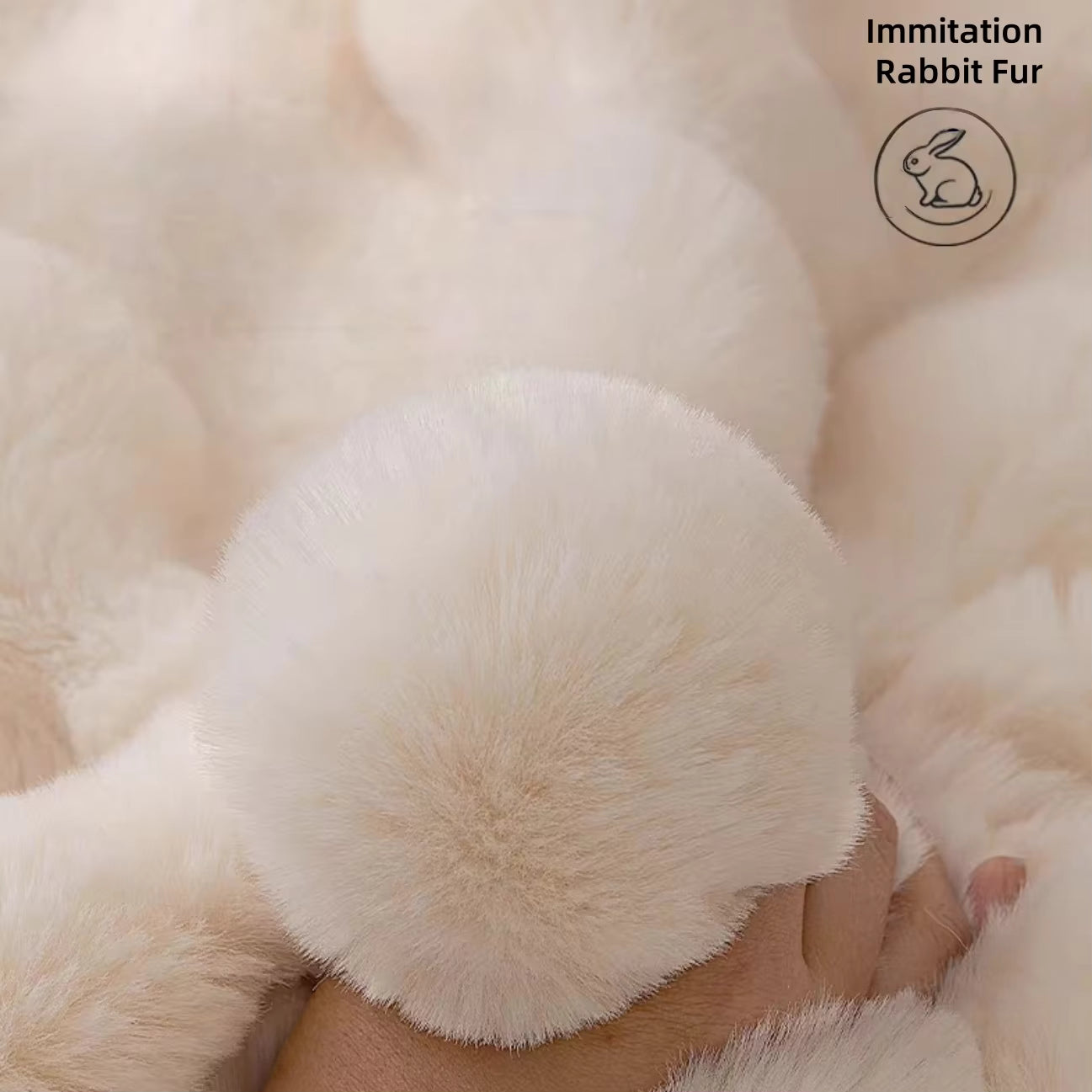 Ultra-Plush Rabbit Fur Sofa Seat Covers - Mega Winter Sale — 50% OFF Original Price