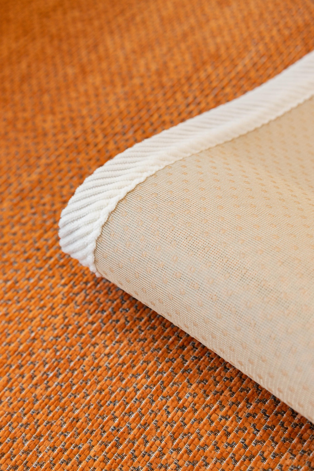 Sofa Decor Alessia Woven Chenille Sofa Seat Cover in Burnt Orange - detail image for chenille sofa cover pieces in Australia