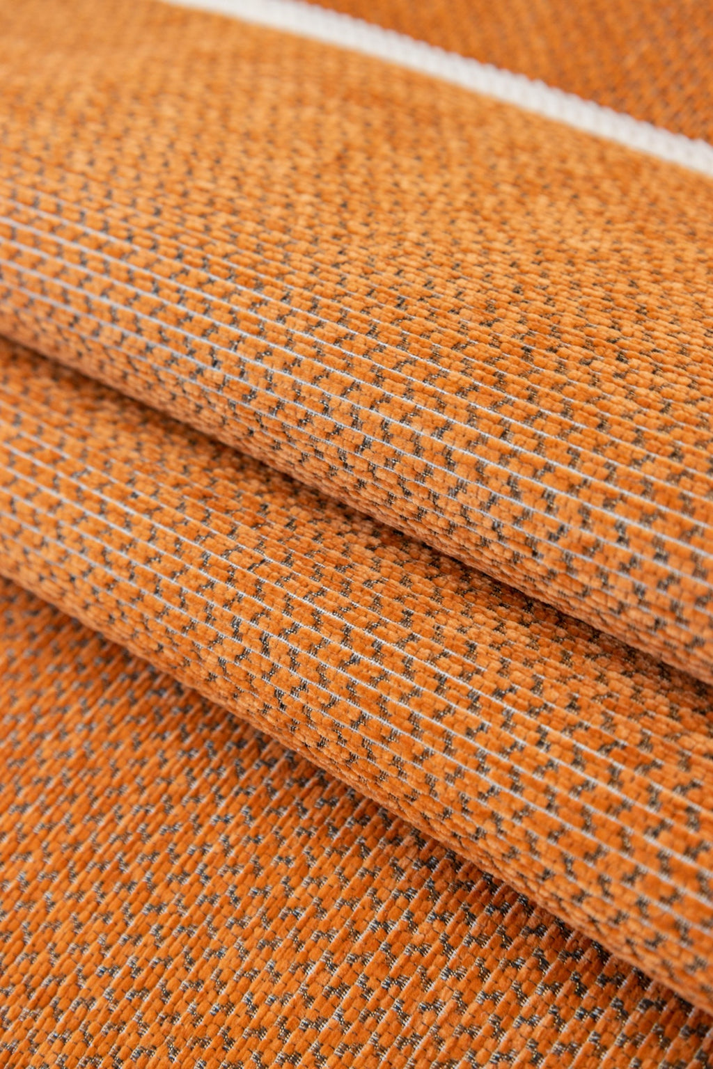 Sofa Decor Alessia Woven Chenille Sofa Seat Cover in Burnt Orange - detail image for chenille sofa cover pieces in Australia
