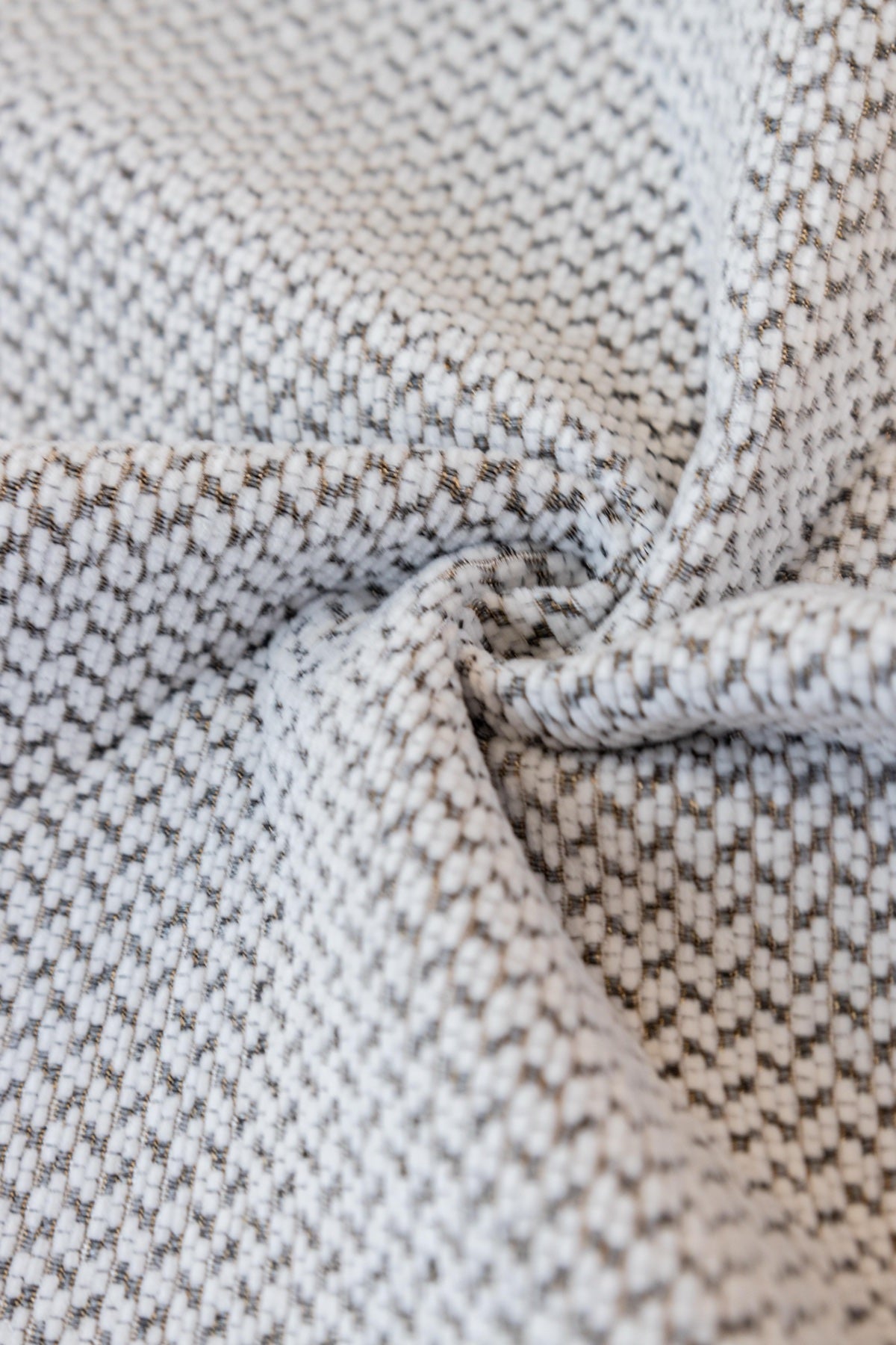 Sofa Decor Alessia Woven Chenille Sofa Seat Cover in Ivory Grey - detail image for chenille sofa cover pieces in Australia