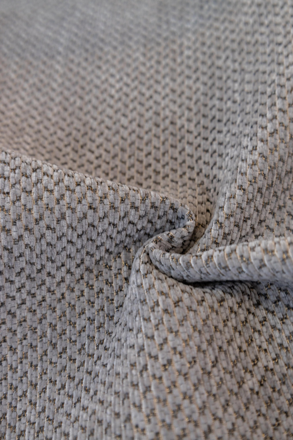 Sofa Decor Alessia Woven Chenille Sofa Seat Cover in Silver Grey - detail image for chenille sofa cover pieces in Australia