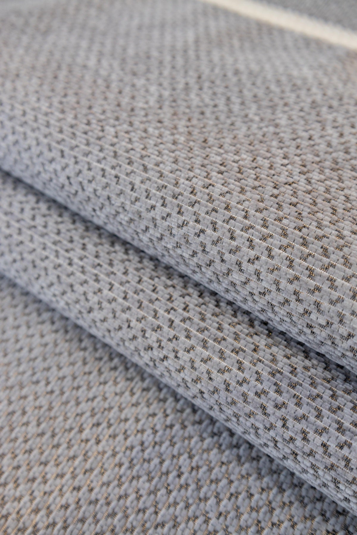 Sofa Decor Alessia Woven Chenille Sofa Seat Cover in Silver Grey - detail image for chenille sofa cover pieces in Australia