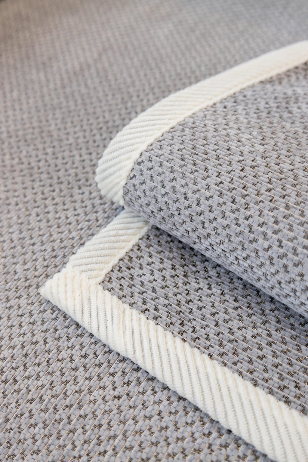 Sofa Decor Alessia Woven Chenille Sofa Seat Cover in Silver Grey - detail image for chenille sofa cover pieces in Australia
