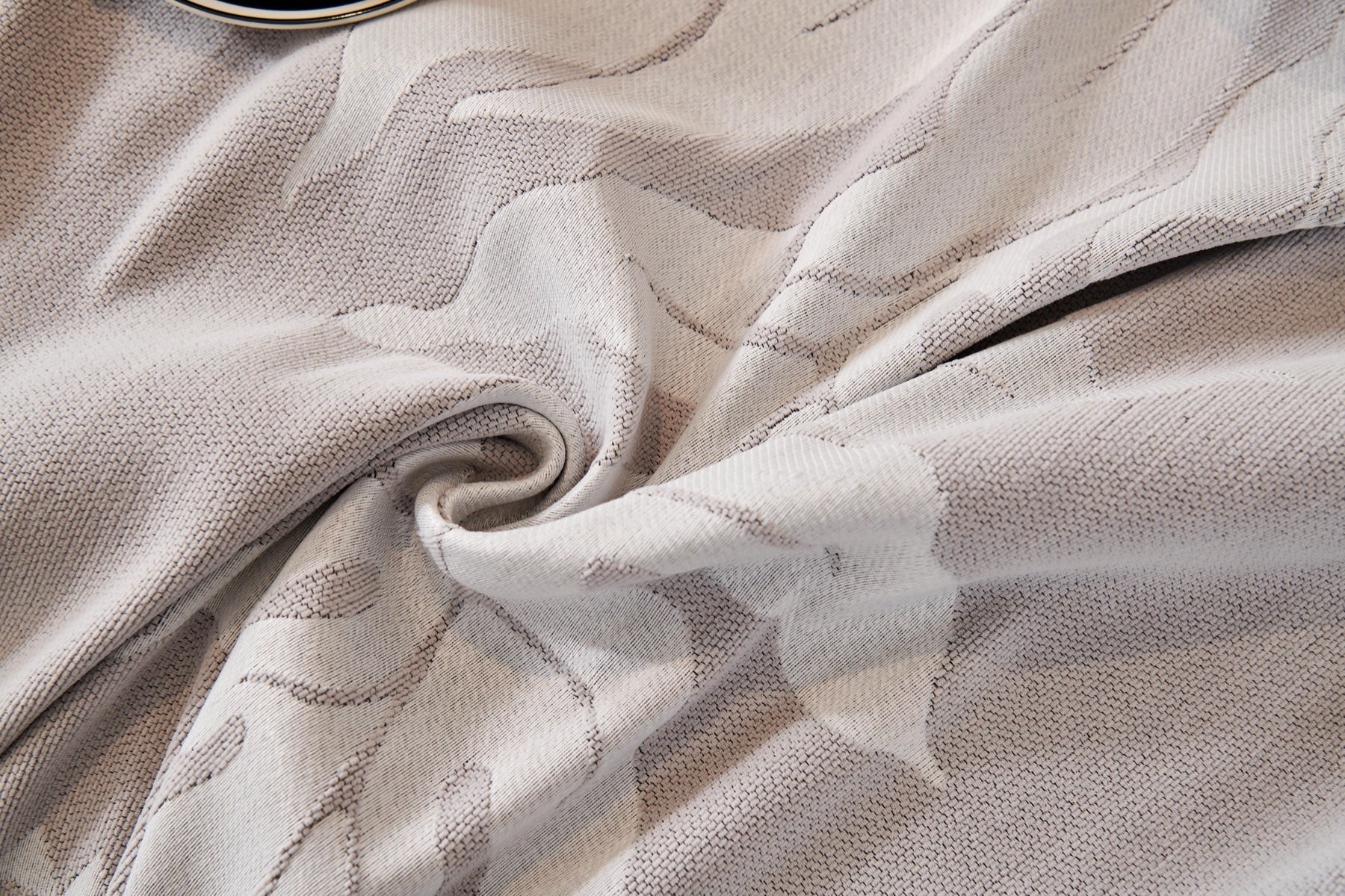 Sofa Decor Amalfi Palm Jacquard Sofa Throw Cover in Silver Palm - palm jacquard sofa throw cover styled couch cover in Australia, image 2