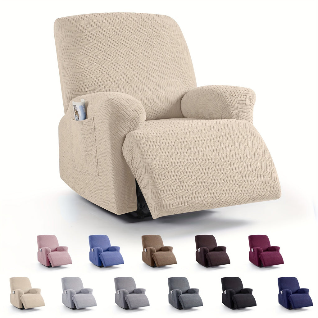 Sofa Decor Greyson Jacquard Recliner Cover - in black - pet friendly jacquard - product image 23 - for Australian sofas