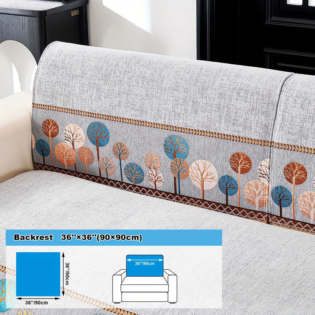 Sofa Decor Sienna Boho Plush Sofa Cover lifestyle product image for boho sofa cover in Australia