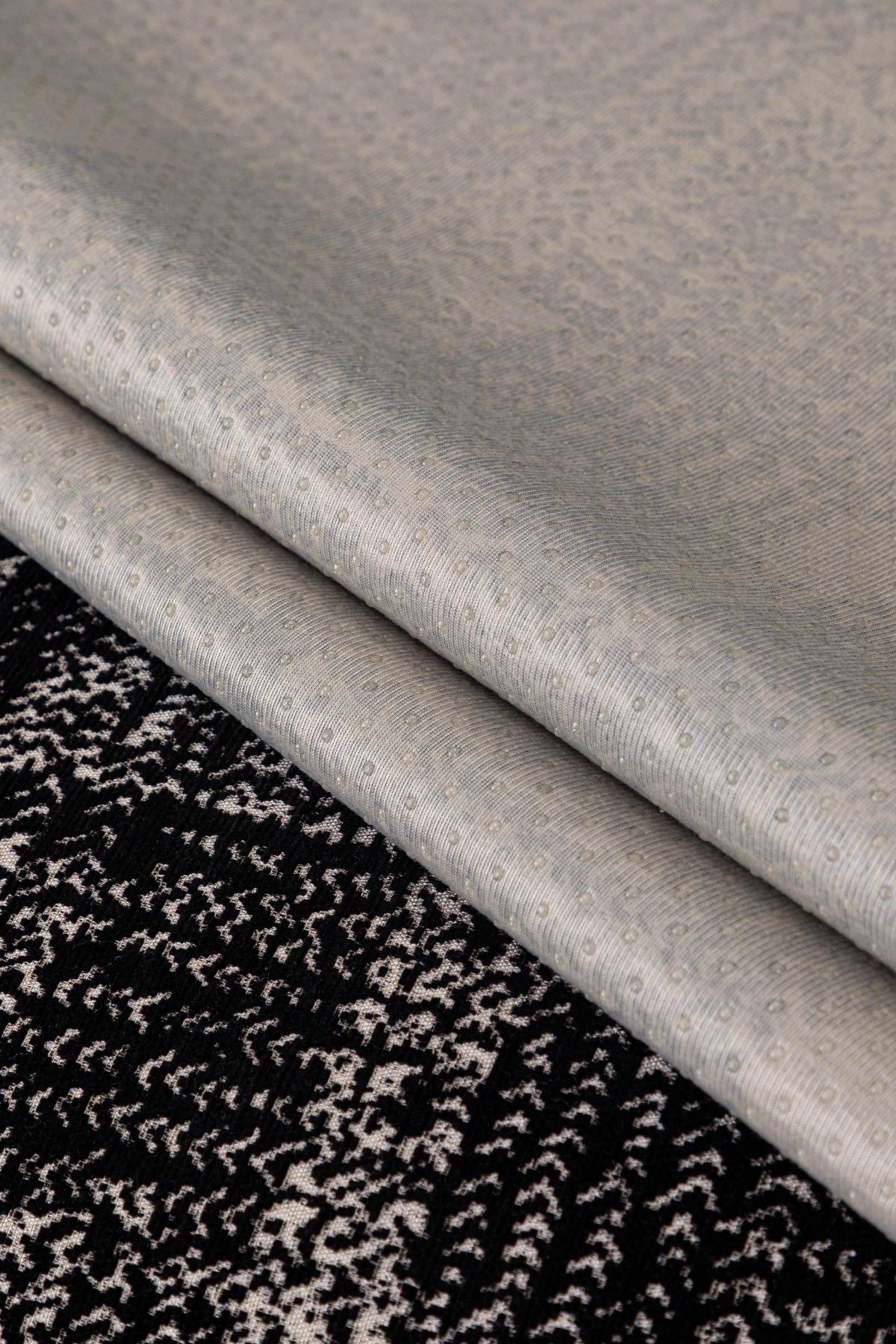 Sofa Decor Hampton Plaid Jacquard Sofa Seat Cover in Charcoal Black Plaid - fabric texture detail image for plaid sofa seat covers in Australia