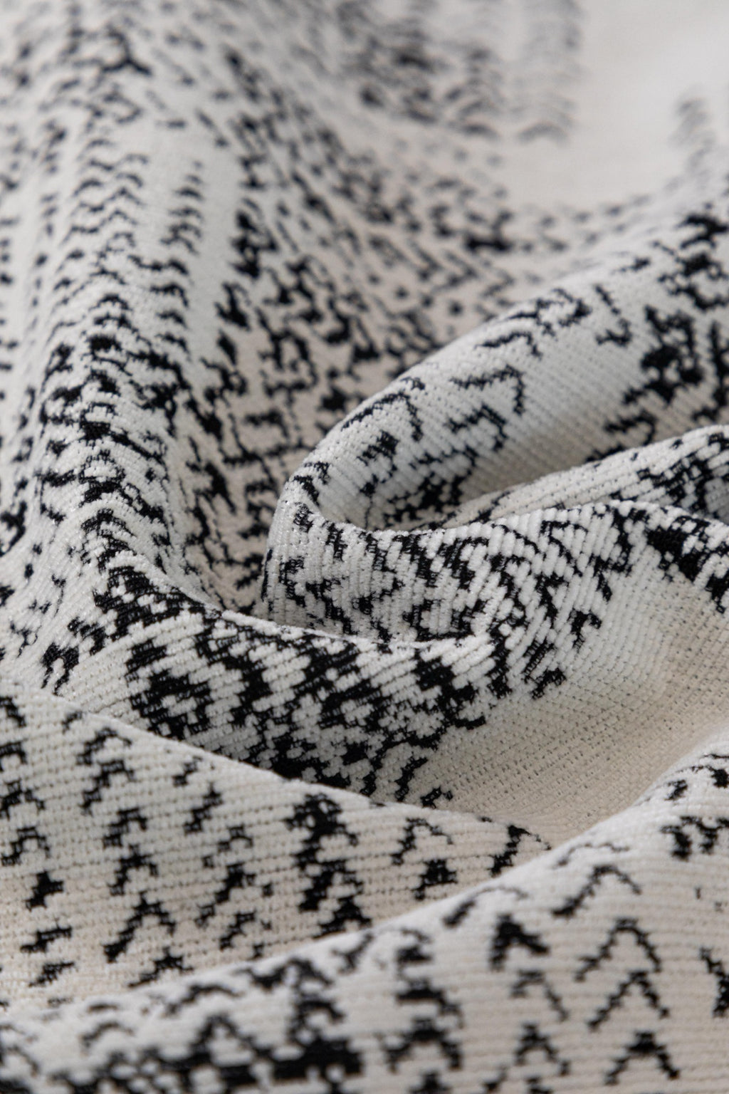 Sofa Decor Hampton Plaid Jacquard Sofa Seat Cover in Silver Grey Plaid - fabric texture detail image for plaid sofa seat covers in Australia