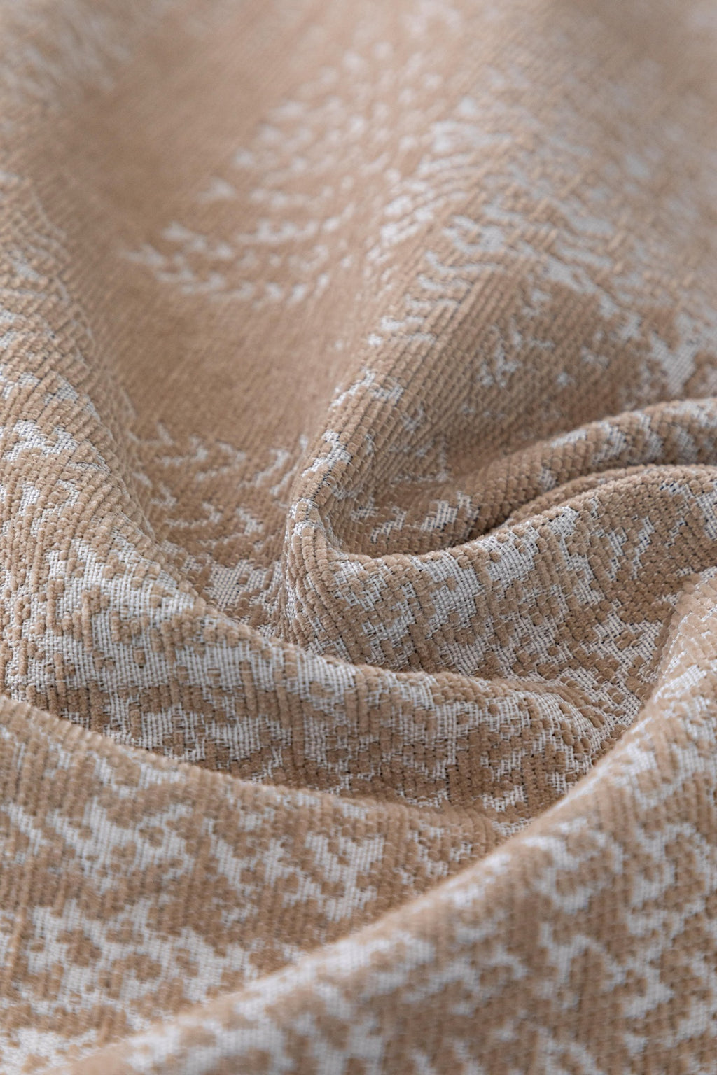 Sofa Decor Hampton Plaid Jacquard Sofa Seat Cover in Warm Beige Plaid - fabric texture detail image for plaid sofa seat covers in Australia