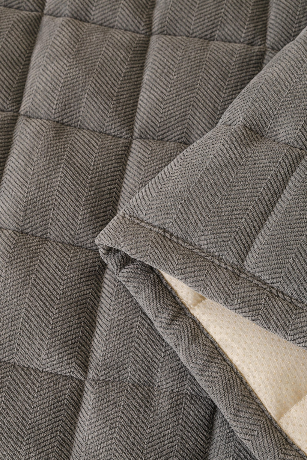 Sofa Decor Haven Quilted Corduroy Sofa Cover Piece in Charcoal Grey - quilted corduroy fabric detail for quilted corduroy sofa cover pieces in Australia, image 13