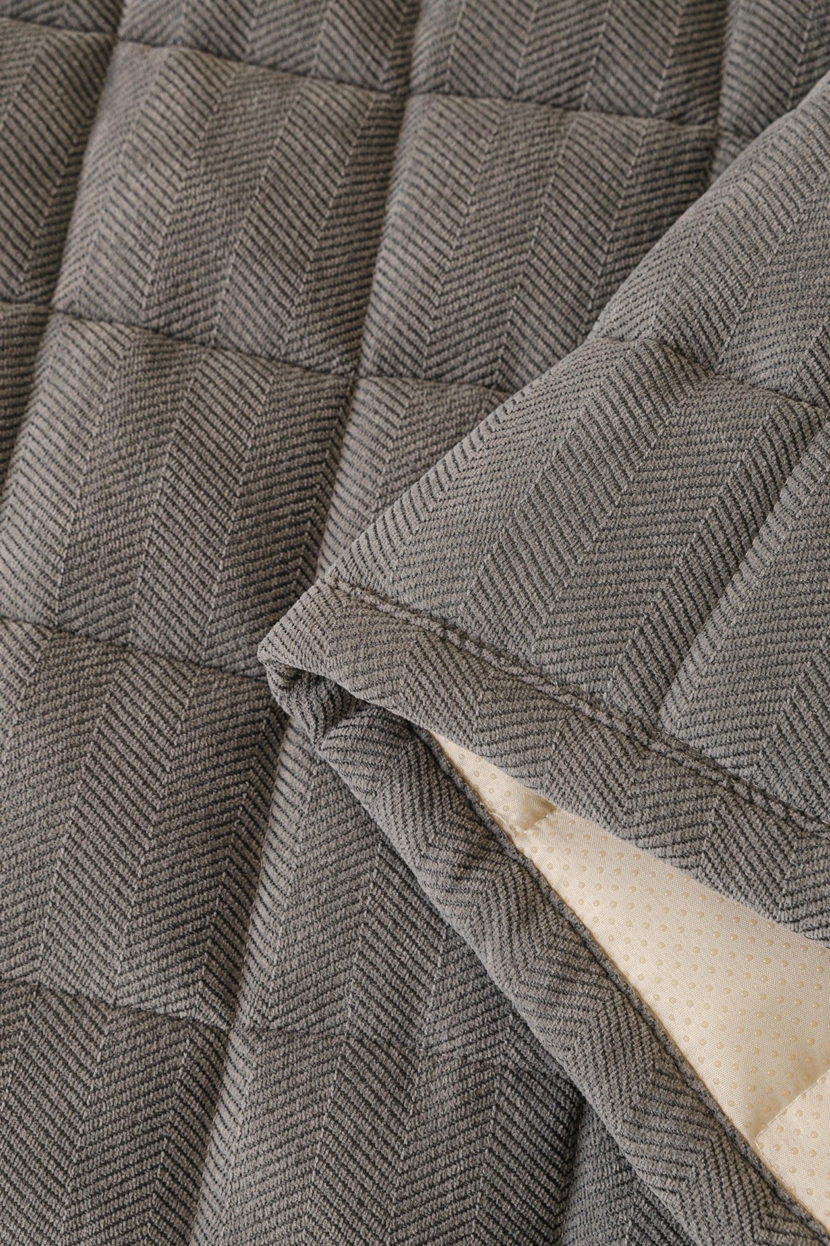 Sofa Decor Haven Quilted Corduroy Sofa Cover Piece in Charcoal Grey - quilted corduroy fabric detail for quilted corduroy sofa cover pieces in Australia, image 13