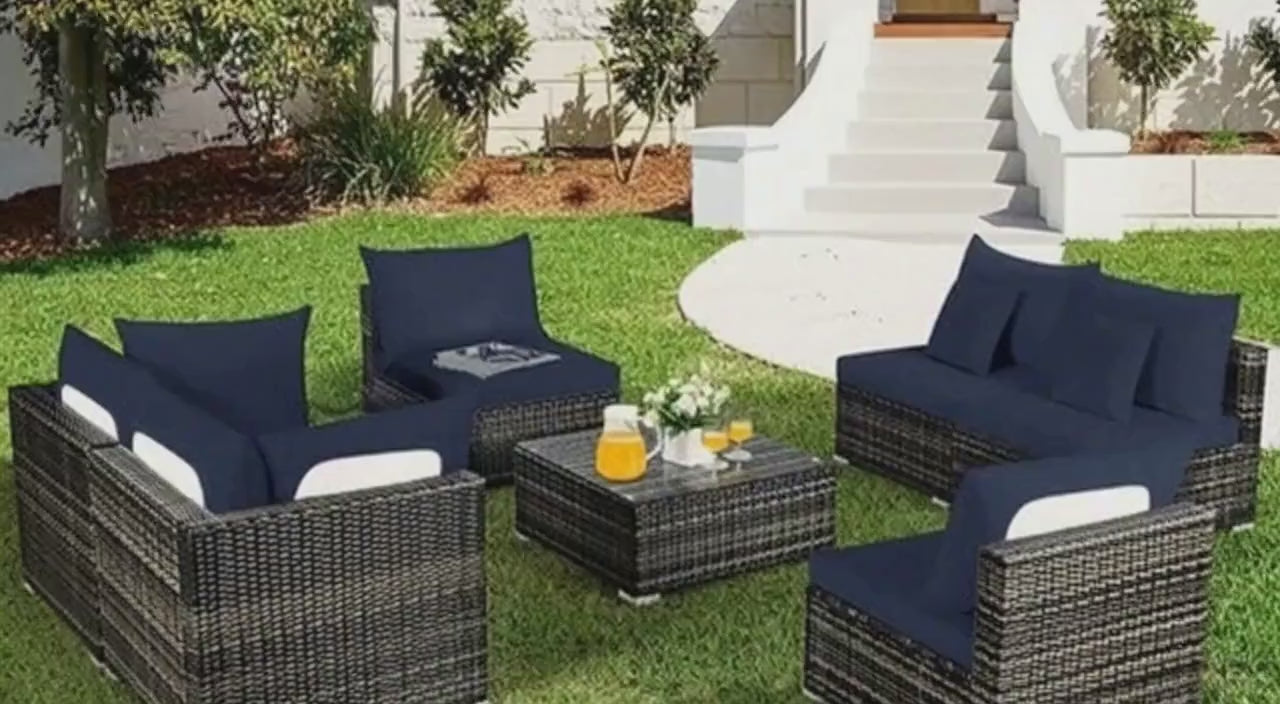 Tropical Outdoor Sofa Cushion Covers NonSlip Furniture Protector