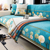Bohemian Plush Sofa Cover Protect Style and Comfort