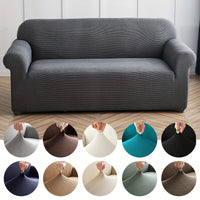 Plush AllSeason Sofa Cover Stylish Secure  Washable