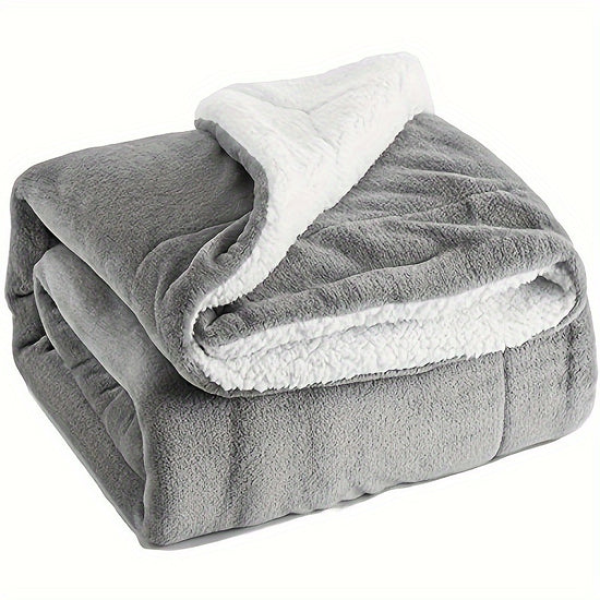 UltraSoft AllSeason Sherpa Fleece Comfort Blanket