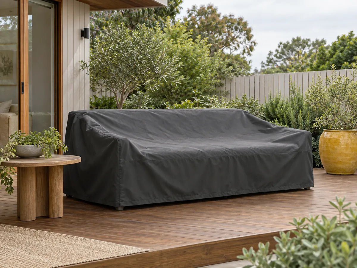 Outdoor Sofa Covers styling illustration: name the job first